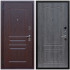 Дверь входная Армада Экстра МДФ 10 мм ФЛ-243 Лиственница шоколад / МДФ 6мм ФЛ-138 Дуб Филадельфия графит