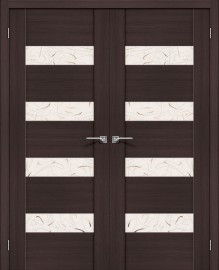 Дверь VM4 двойная ДО Wenge Veralinga Silver Art Дверь VM4 двойная ДО Wenge Veralinga Silver Art