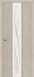 Дверь Глейс-2 Twig 3D ДО Cappuccino Дверь Глейс-2 Twig 3D ДО Cappuccino