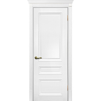 Дверь Смальта 06  Молочный ral 9010